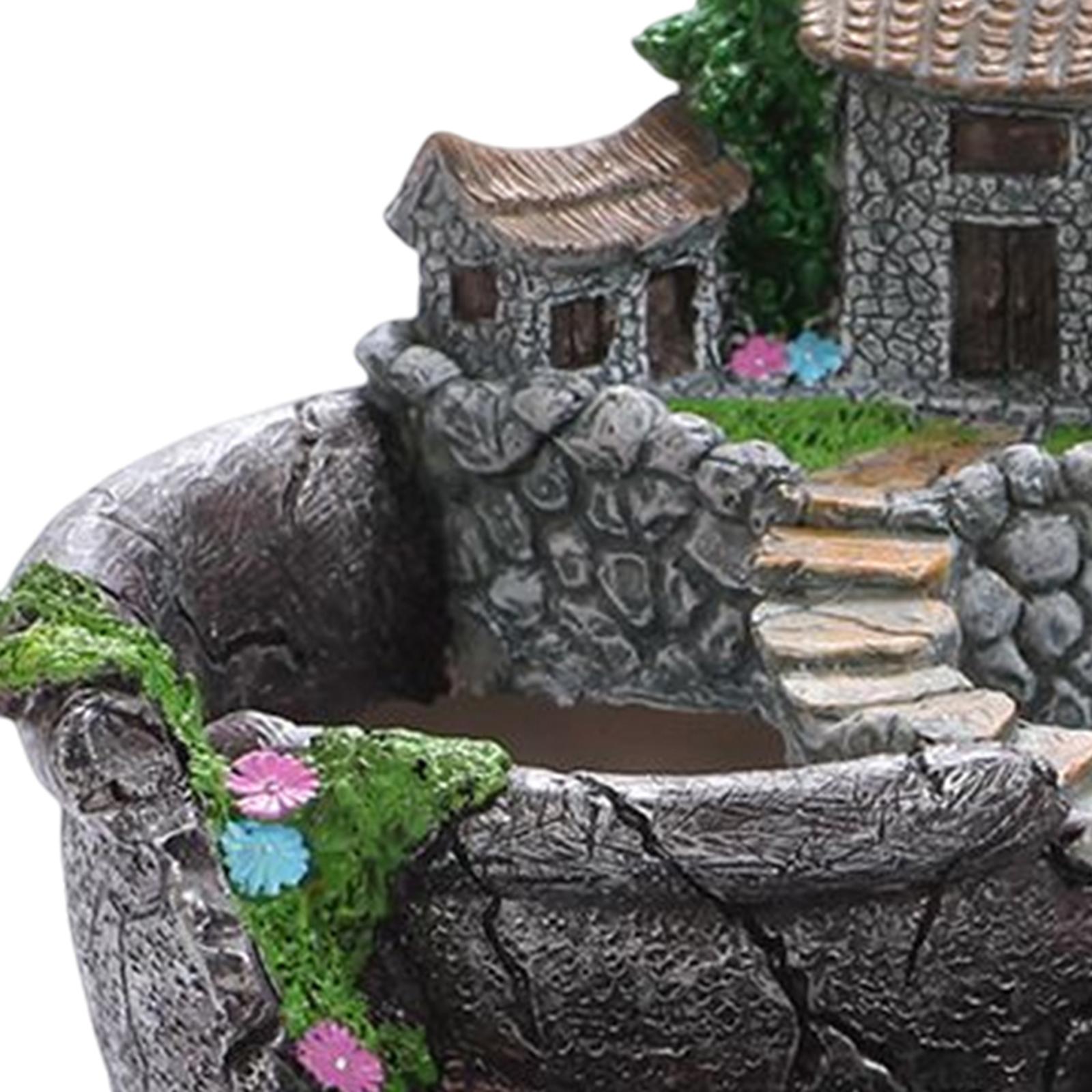 Bonsai Garden Landscape Design - กระถางดอกไม้ ดีไซน์สวนเทพนิยาย ของตกแต่งภูมิทัศน์ขนาดเล็กสำหรับระเบียง