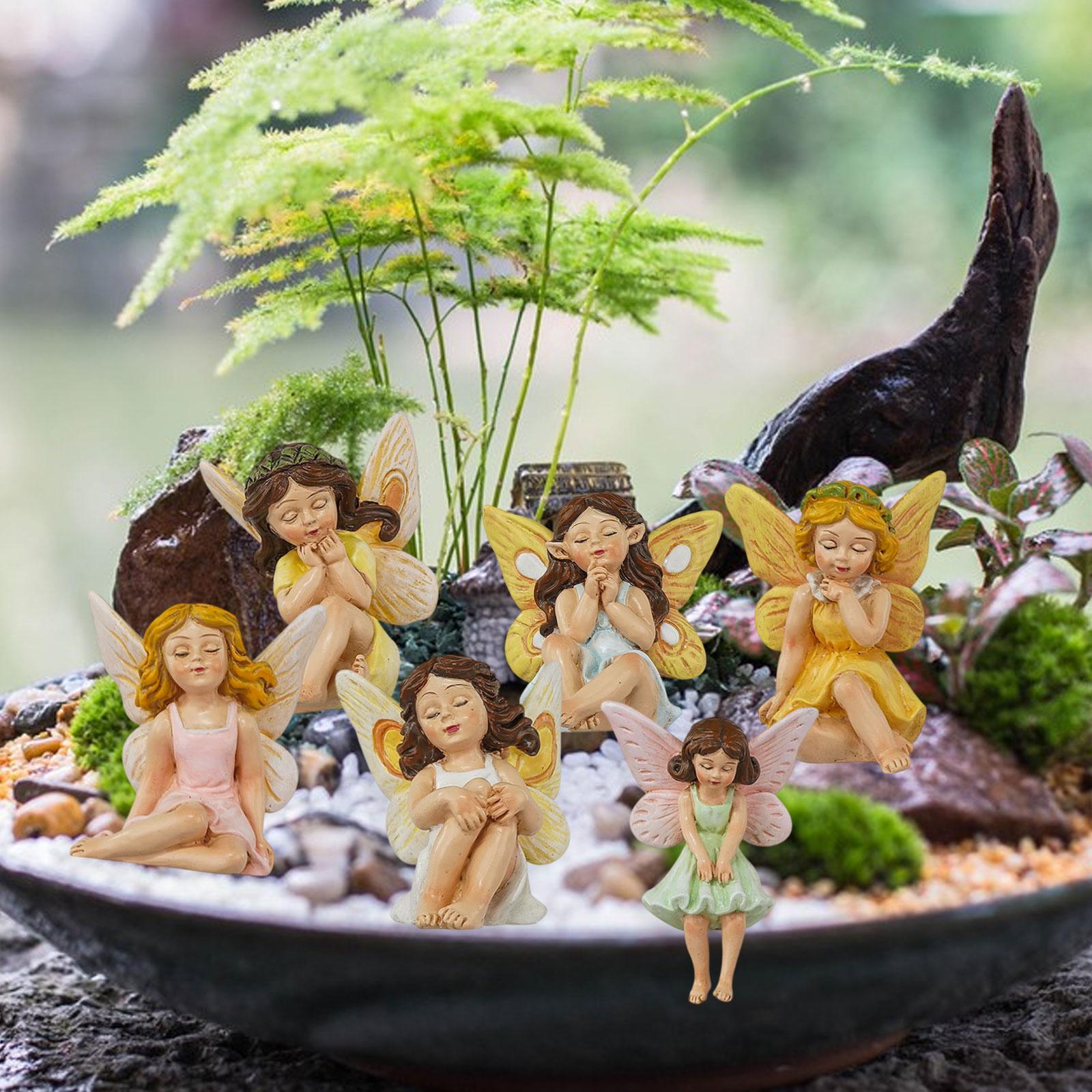 Bonsai Garden Entrance - 6x Fairy Garden อุปกรณ์เสริม Mini Garden