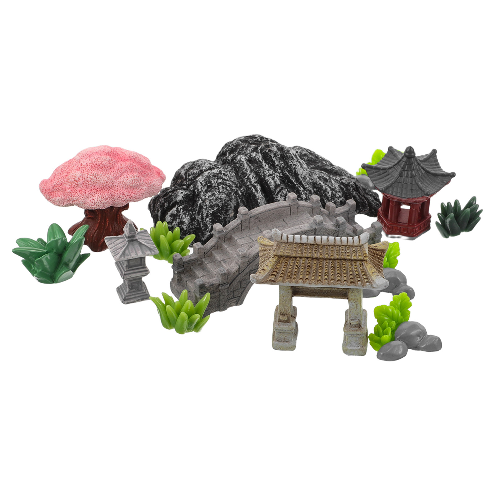 ชุดสะพานจิ๋วจีน 1 ชุด พร้อมหิน - Bonsai Zen Garden Set บทวิจารณ์และราคา