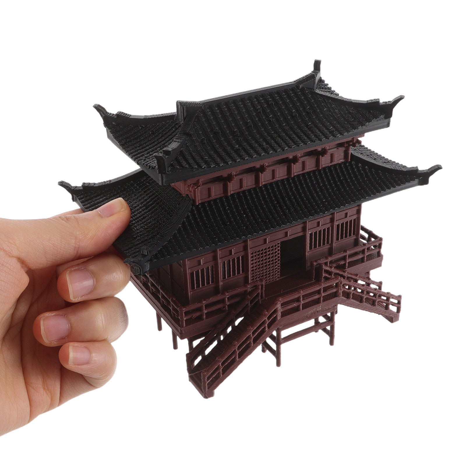 ศาลาจำลองเรซินแข็งแรง ตกแต่งตู - Bonsai Garden Landscape Design บทวิจารณ์และราคา