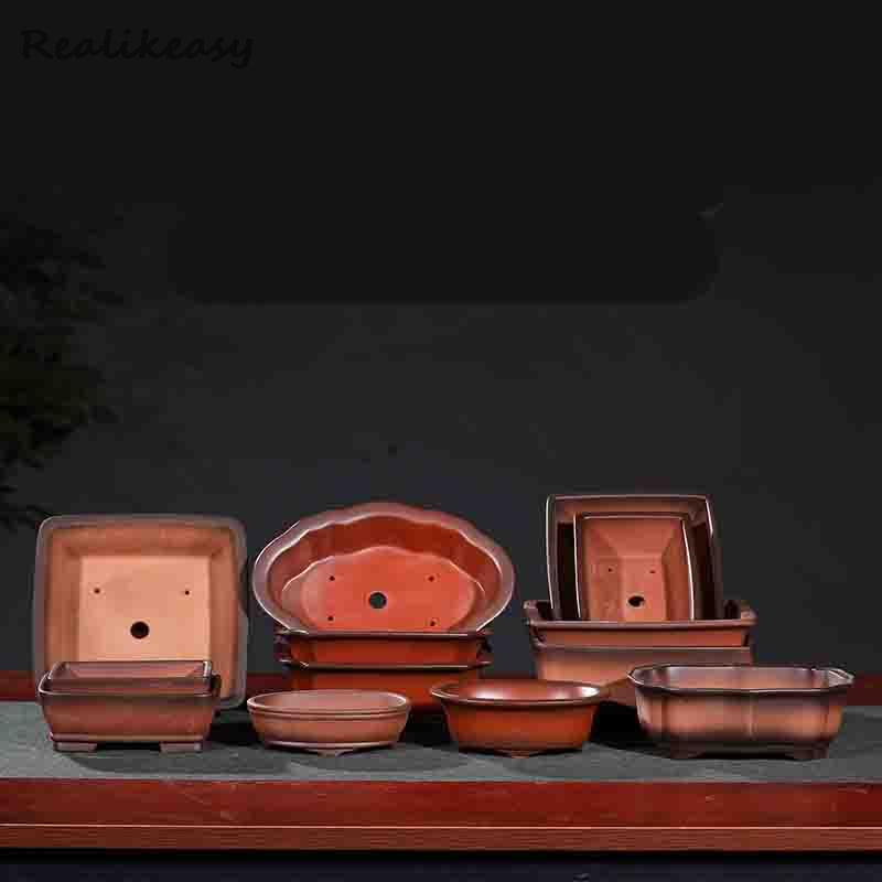 จีน Yixing สีม่วงทรายเซรามิคดอ - Bonsai Garden Chinese Garden บทวิจารณ์และราคา