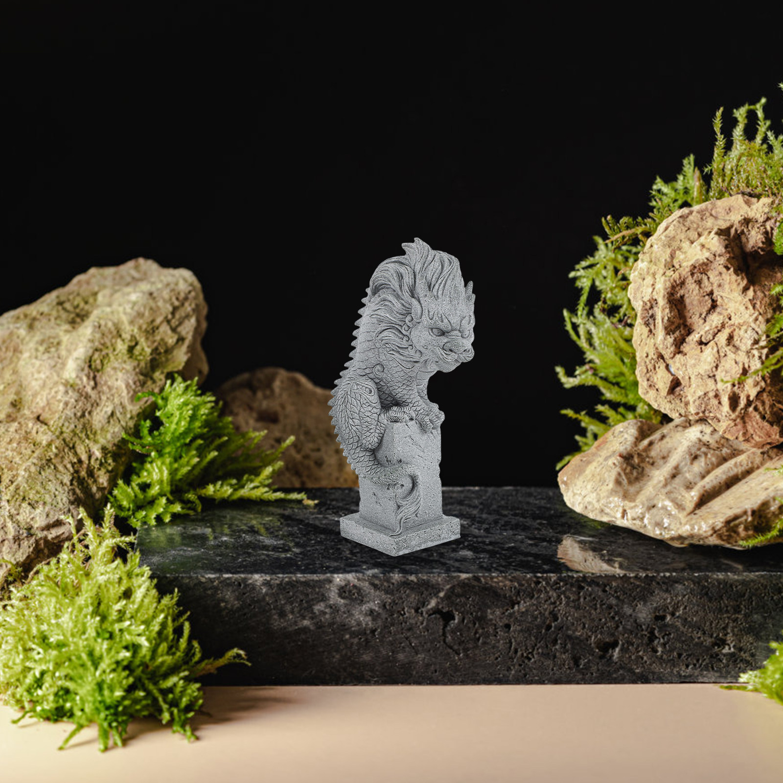 รูปปั้นกิเลนหินอันเป็นเอกลักษณ - Bonsai Garden Chinese Garden บทวิจารณ์และราคา