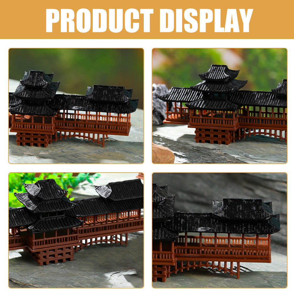 ของตกแต่งตู้ปลาแบบจีน 2 ชิ้น ร - Bonsai Garden Landscape Design บทวิจารณ์และราคา