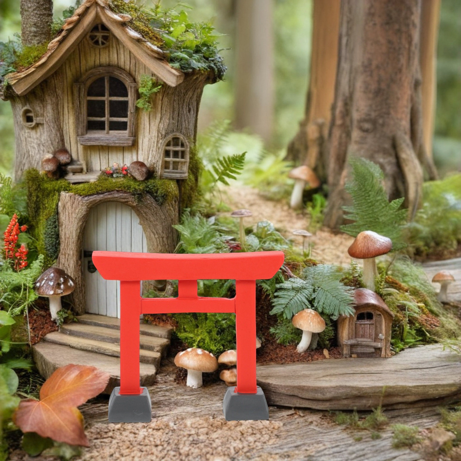 ประตูโทริอิเรซินขนาดเล็ก 2 ชิ้ - Bonsai Garden Entrance บทวิจารณ์และราคา