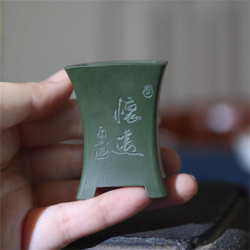 กระถางบอนไซเซรามิกแจกันแกะสลัก - Bonsai Garden Chinese Garden บทวิจารณ์และราคา