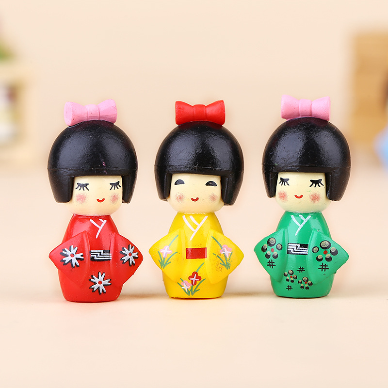 ตุ๊กตาสาวญี่ปุ่นน่ารัก ของตกแต - Bonsai Garden Chinese Garden บทวิจารณ์และราคา