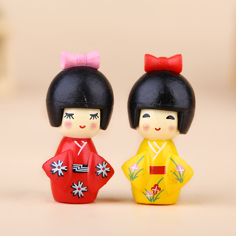 ตุ๊กตาสาวญี่ปุ่นน่ารัก ของตกแต - Bonsai Garden Chinese Garden บทวิจารณ์และราคา