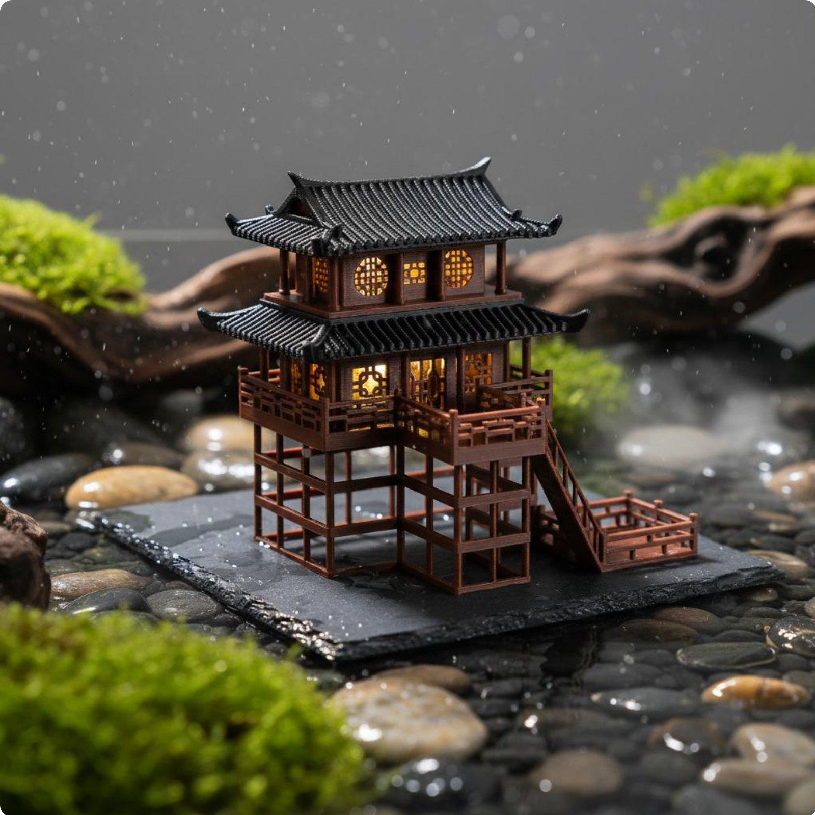 ศาลาพลาสติกตั้งโต๊ะทรงเจดีย์ขน - Landscape Bonsai Garden บทวิจารณ์และราคา
